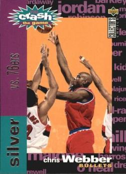 1995-96 Collector's Choice French I - You Crash the Game Silver: Scoring #C15 Chris Webber Front