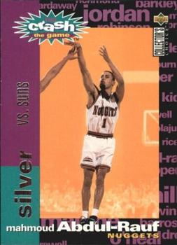 1995-96 Collector's Choice French I - You Crash the Game Silver: Scoring #C17 Mahmoud Abdul-Rauf Front