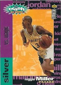 1995-96 Collector's Choice French I - You Crash the Game Silver: Scoring #C24 Reggie Miller Front