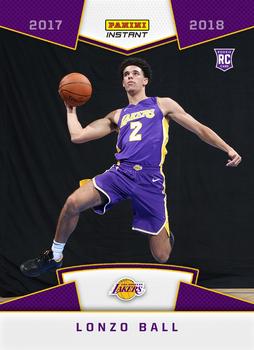 2017-18 Panini Instant NBA - RPS First Look #5 Lonzo Ball Front