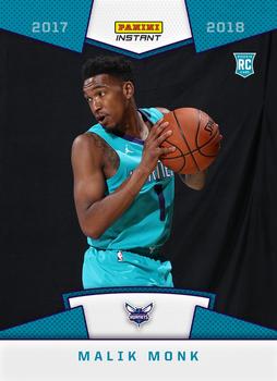2017-18 Panini Instant NBA - RPS First Look #28 Malik Monk Front