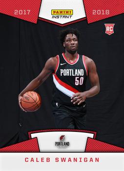 2017-18 Panini Instant NBA - RPS First Look #35 Caleb Swanigan Front