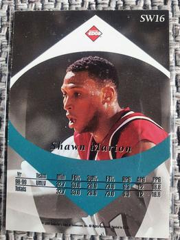 1999 Collector's Edge - Shockwave #SW16 Shawn Marion Back