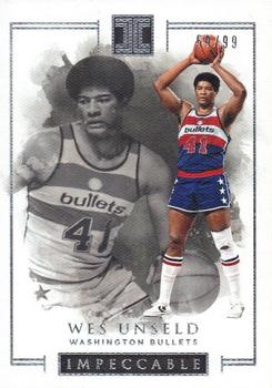 2016-17 Panini Impeccable #53 Wes Unseld Front