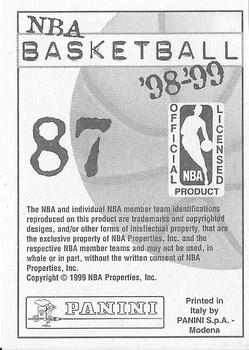 1998-99 Panini NBA Stickers #87 Charles Barkley Back