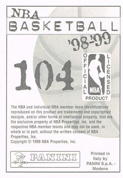 1998-99 Panini NBA Stickers #104 Howard Eisley Back