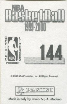 1999-00 Panini NBA Stickers #144 Karl Malone Back