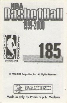 1999-00 Panini NBA Stickers #185 Scottie Pippen Back