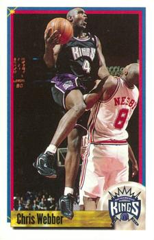 1999-00 Panini NBA Stickers #195 Chris Webber Front