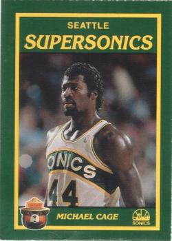 1990-91 Seattle SuperSonics Smokey #NNO Michael Cage Front