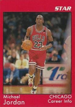 1991 Star Michael Jordan - Red Border #2 Michael Jordan Front