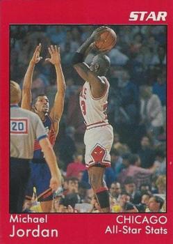 1991 Star Michael Jordan - Red Border #4 Michael Jordan Front