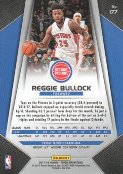 2017-18 Panini Prizm #177 Reggie Bullock Back