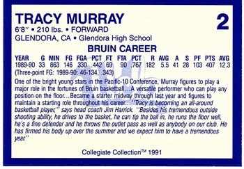 1990-91 UCLA Women and Men's Basketball #2 Tracy Murray Back