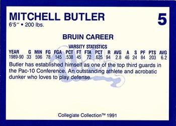 1990-91 UCLA Women and Men's Basketball #5 Mitchell Butler Back
