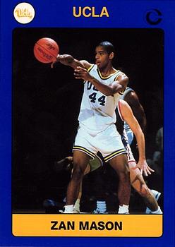 1990-91 UCLA Women and Men's Basketball #12 Zan Mason Front