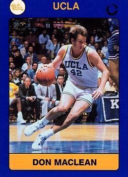 1990-91 UCLA Women and Men's Basketball #14 Don MacLean Front