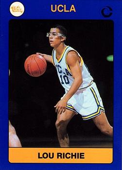 1990-91 UCLA Women and Men's Basketball #15 Lou Richie Front