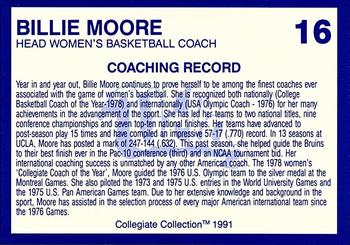 1990-91 UCLA Women and Men's Basketball #16 Billie Moore Back