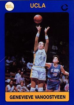 1990-91 UCLA Women and Men's Basketball #25 Genevieve Vanoostveen Front