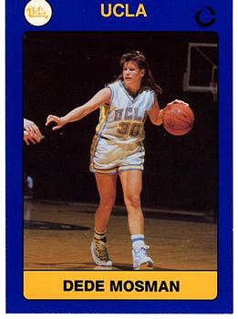 1990-91 UCLA Women and Men's Basketball #26 Dede Mosman Front