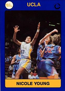 1990-91 UCLA Women and Men's Basketball #27 Nicole Young Front