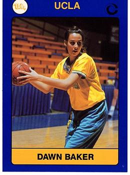 1990-91 UCLA Women and Men's Basketball #28 Dawn Baker Front