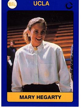 1990-91 UCLA Women and Men's Basketball #34 Mary Hegarty Front