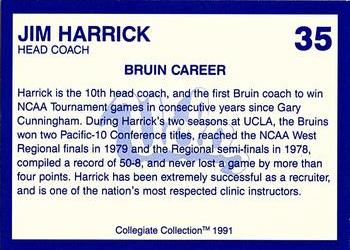 1990-91 UCLA Women and Men's Basketball #35 Jim Harrick Back