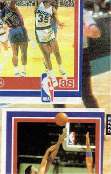 1989 Los Ases de la NBA Spanish Stickers #38 Magic Johnson Back