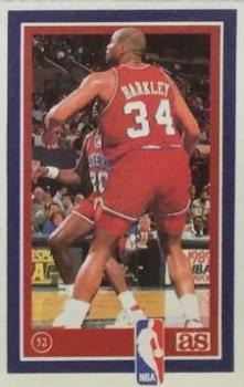 1989 Los Ases de la NBA Spanish Stickers #52 Charles Barkley Front