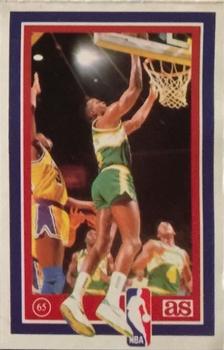 1989 Los Ases de la NBA Spanish Stickers #65 Xavier McDaniel Front