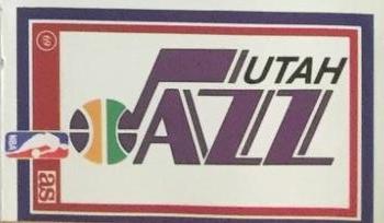 1989 Los Ases de la NBA Spanish Stickers #69 Utah Jazz Logo Front