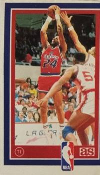 1989 Los Ases de la NBA Spanish Stickers #71 Jeff Malone Front