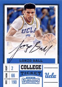 2017 Panini Contenders Draft Picks - RPS College Ticket #51 Lonzo Ball Front