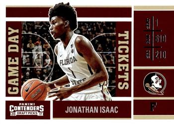 2017 Panini Contenders Draft Picks - Game Day Tickets #9 Jonathan Isaac Front