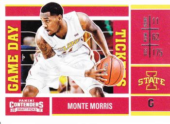 2017 Panini Contenders Draft Picks - Game Day Tickets #30 Monte Morris Front
