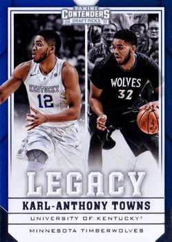 2017 Panini Contenders Draft Picks - Legacy #19 Karl-Anthony Towns Front