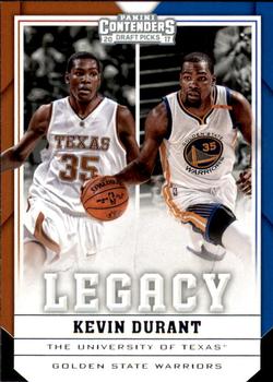2017 Panini Contenders Draft Picks - Legacy #21 Kevin Durant Front