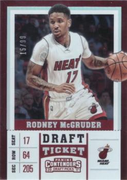 2017 Panini Contenders Draft Picks - Draft Ticket #42 Rodney McGruder Front