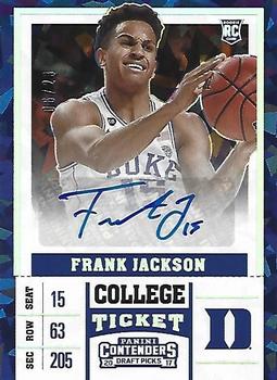 2017 Panini Contenders Draft Picks - College Cracked Ice Ticket #86 Frank Jackson Front