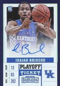 2017 Panini Contenders Draft Picks - College Playoff Ticket #117 Isaiah Briscoe Front