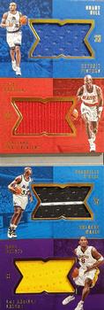 2016-17 Panini Preferred - Quads #5 Clyde Drexler / Kobe Bryant / Grant Hill / Shaquille O'Neal Front