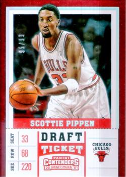 2017 Panini Contenders Draft Picks - Draft Ticket Variation #44 Scottie Pippen Front