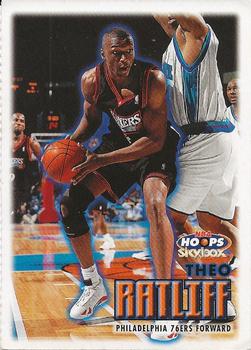 1999-00 Hoops Philadelphia 76ers Team Sheet SGA #P6 Theo Ratliff Front