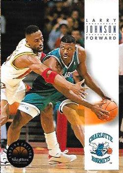 1993-94 SkyBox Premium - Series 1 Perforated Sheet 1 #NNO Larry Johnson Front