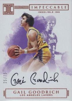 2016-17 Panini Impeccable - Indelible Ink #II-GG Gail Goodrich Front