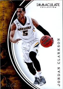 2016-17 Panini Immaculate Collection Collegiate - Red #22 Jordan Clarkson Front