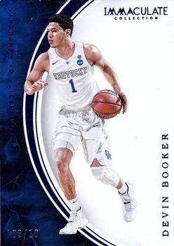 2016-17 Panini Immaculate Collection Collegiate - Blue #12 Devin Booker Front