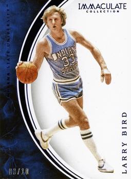 2016-17 Panini Immaculate Collection Collegiate - Blue #32 Larry Bird Front
